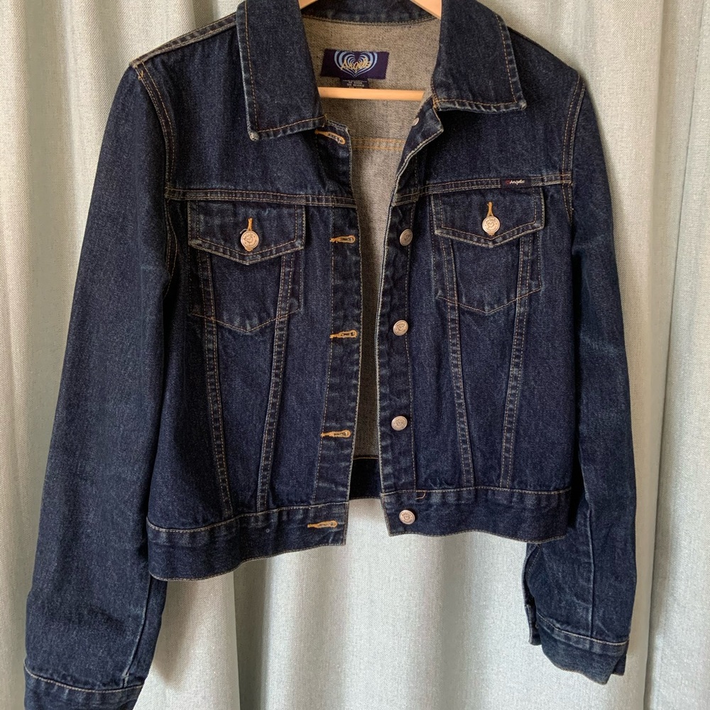 Dark wash denim jacket